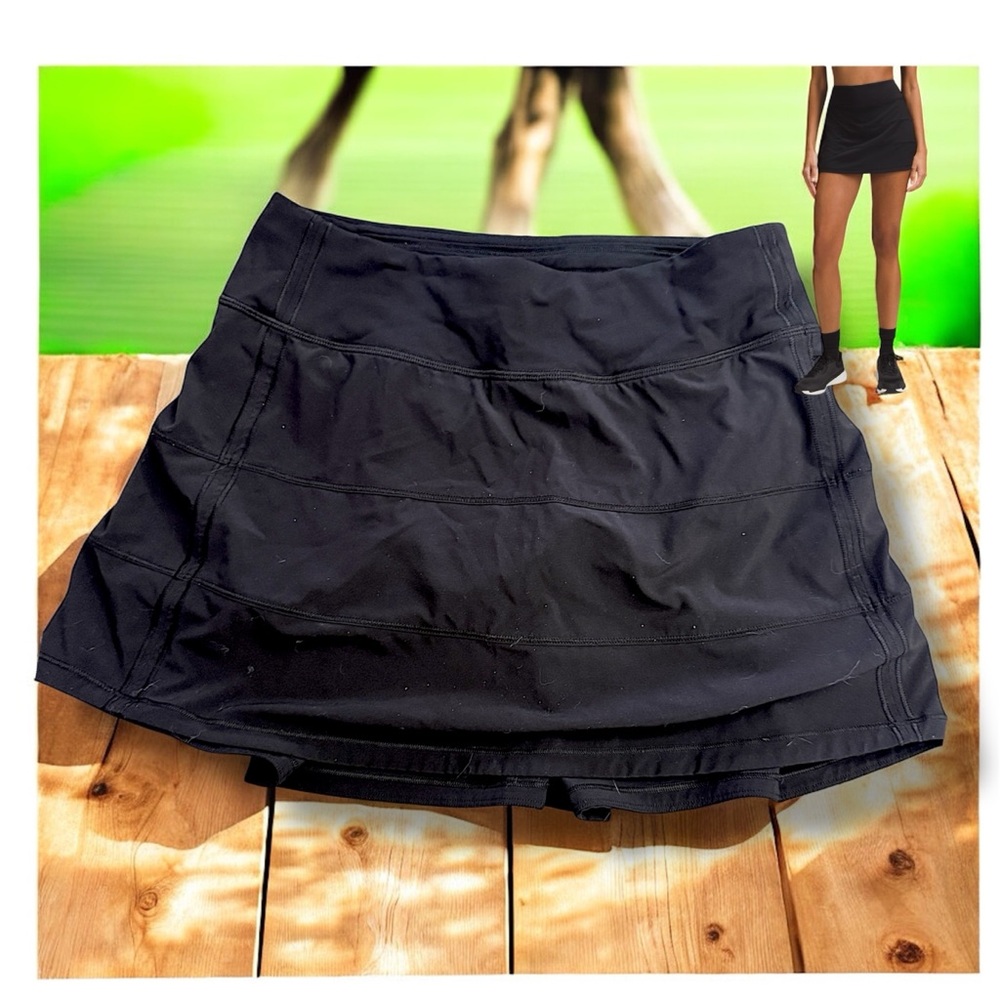 Lululemon Skirt/skort, Black Athletic Skort, Pickle Ball, Tennis, Walking, Tall